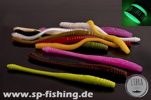 Libra lures dying worm 70mm - libra,