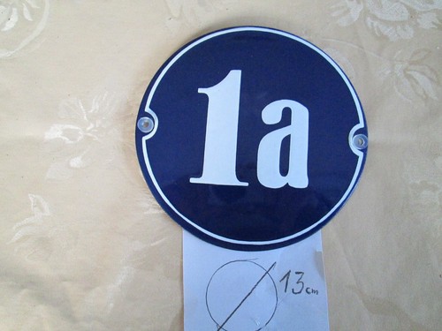 Runde hausnummer 13cm - Ø,