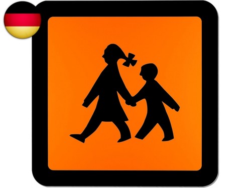 Magnetschild schulbus - magnetschild, |