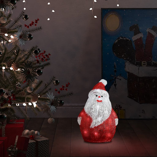 Weihnachtsmann figur 28cm rot - figur,