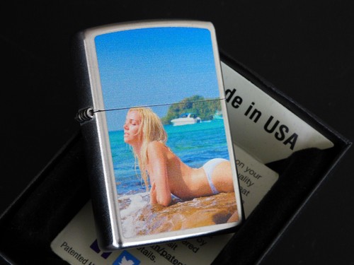 Zippo lighter blond - lighter, girl
