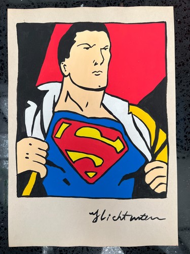 Roy lichtenstein - lichtenstein, (handarbeit)