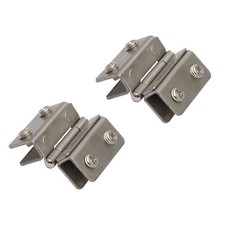 Edelstahl glastür - 2x,
