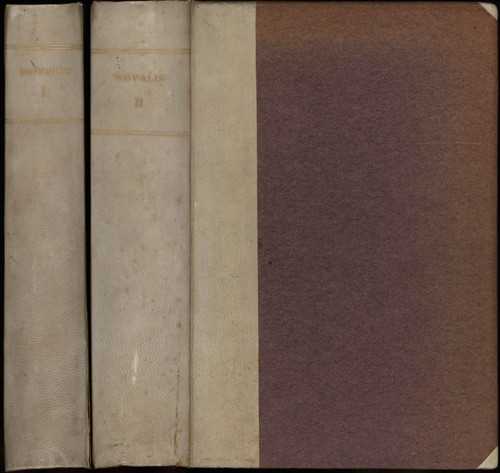 Novalis schriften - novalis,