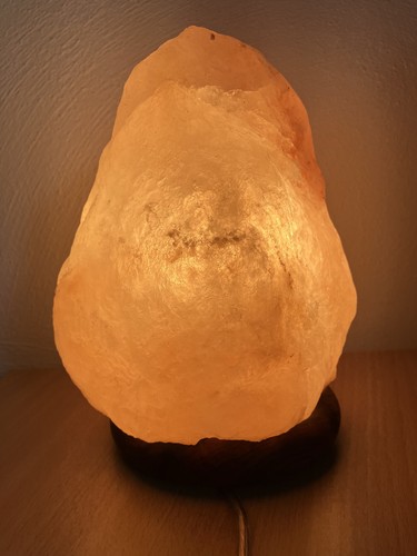 Salzkristall lampe mit - salzkristall,