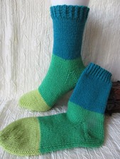 Wollsocken handgestrickt