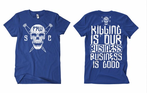 Murder inc t shirt - , blau