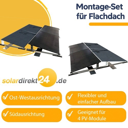 Solar halterung flachdach - solar, set