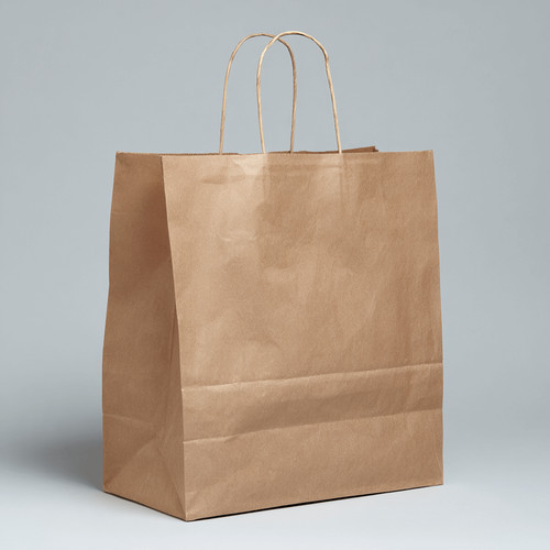 Papiertragetasche braun - papiertragetasche,