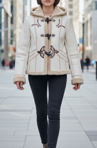 Prada lederjacke shearling - prada,