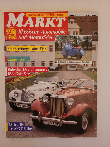Oldtimer markt 1991 mg - -,