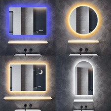 Led badspiegel mit ablage - mit,