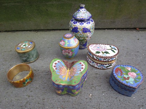 Konvolut cloisonne emaille - cloisonne,