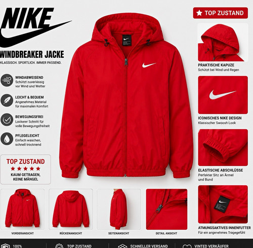 Nike herren windbreaker - herren,
