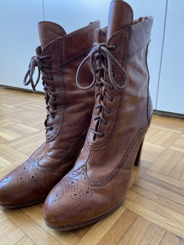 Braune stiefelette belstaff - stiefelette, 41