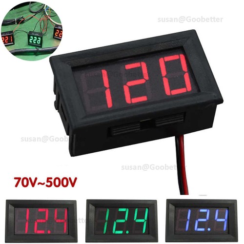 Led voltmeter mini einbau - led,
