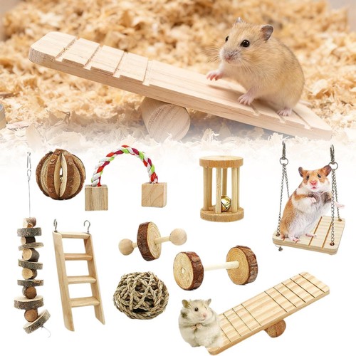 Hamster holz spielzeug - holz, set