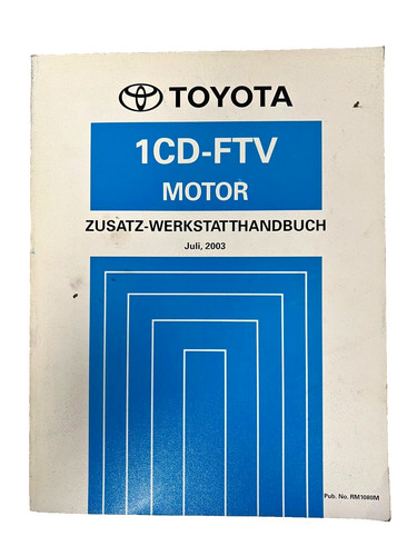 Toyota motoren 1cd ftv - toyota, 1cd-ftv