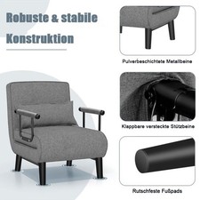 Ausklappbares einzel sofa - einzel,