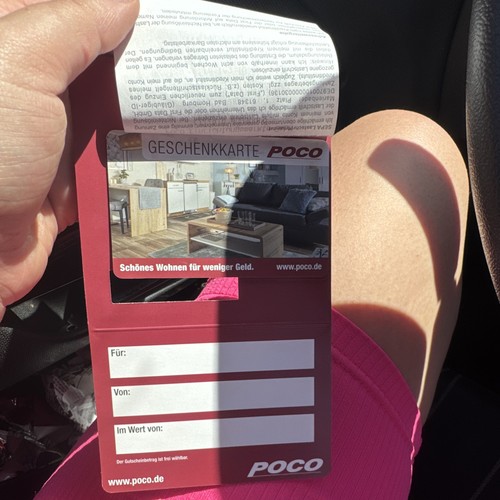 Poco geschenkkarte - poco,