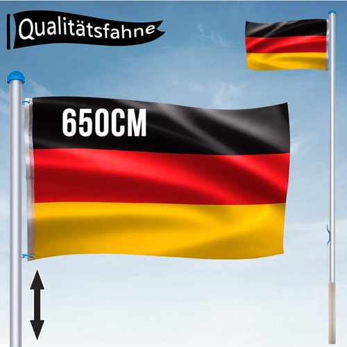 Fahnenmast aluminium mit - fahnenmast,