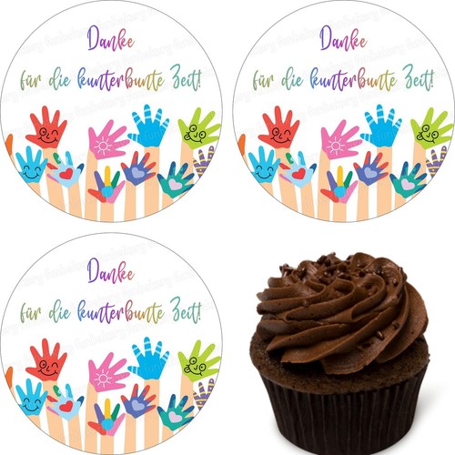 Erzieher tortenaufleger muffin - erzieher,