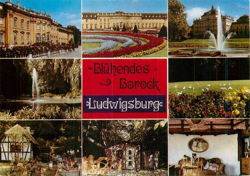 Ludwigsburg blühendes - ak,