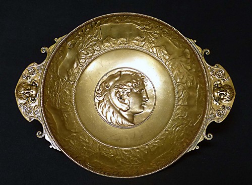 Klassizistische bronzetazza - klassizistische, +