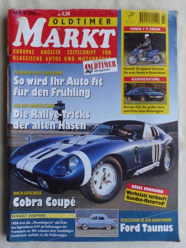Oldtimer markt heft 2000 - oldtimer, 3/2000