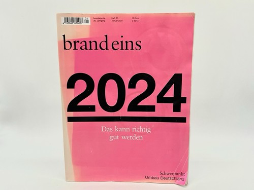 Brand eins januar - januar, 01