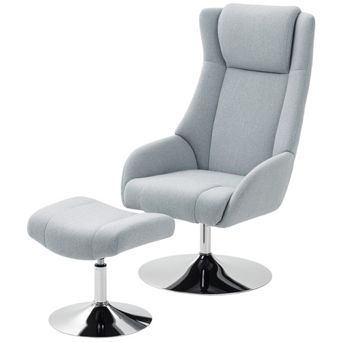 Homcom relaxsessel mit hocker - homcom,
