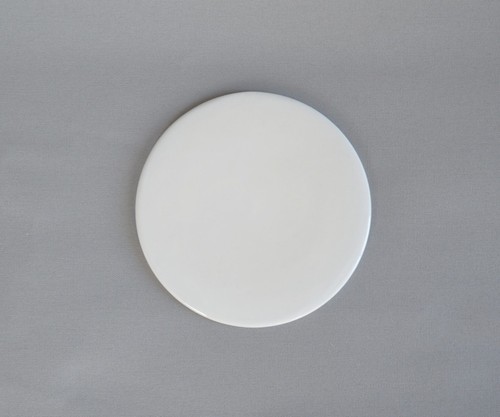 Schild rund 5cm weiß - 12,5cm,
