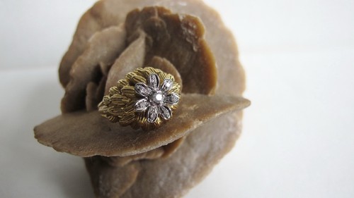 Vintage diamant ring - vintage,