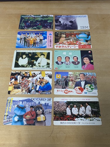 10x japan telefonkarten - 10x,