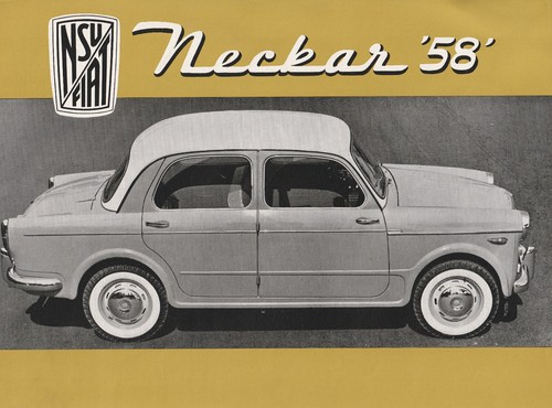 Prospekt auto nsu fiat - prospekt, neckar