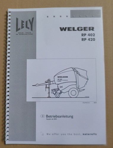 Welger ballenpresse rp402 - ballenpresse,
