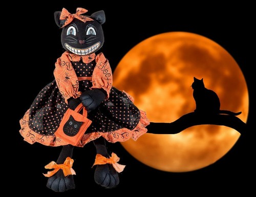Alice dark cat - alice, puppet