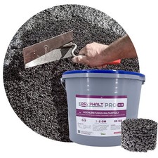 EASYPHALT® PRO Kaltasphalt 0-2 mm 25 kg Asphalt Reparaturasphalt Kaltmischgut