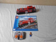 Lego City Eisenbahn rote Lok aus Set 3677 , Güterzug ,