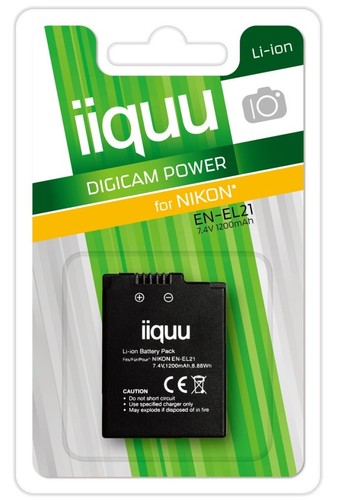 Iiquu ion kamera akku - li-ion,