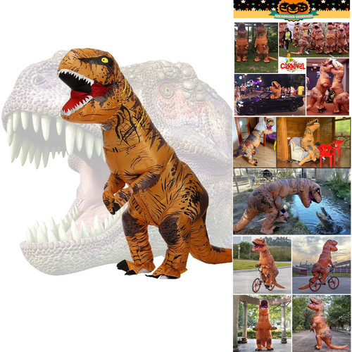 Aufblasbares dino kostüm - aufblasbares,