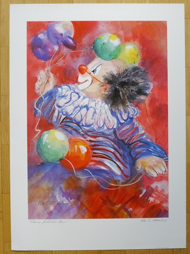 Kleiner fröhlicher clown - kleiner,