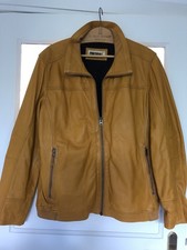 PUNCHBALL Lederjacke sattes gelb Lammleder Gr. 52 ungetragen