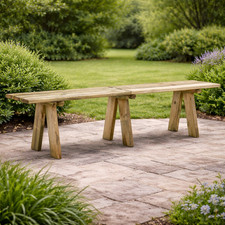 Holz Gartenbank 160 cm Kiefer