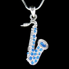 Königsblaues SAXOPHON Aus