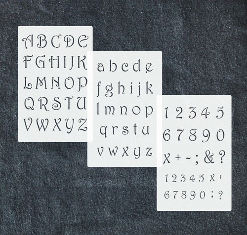 Alphabet schrift - alphabet,