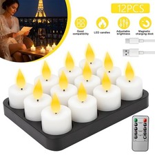 LED Teelichter 12 Stück mit