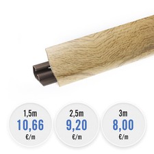 1,5m - 3m Abschlussleiste Leisten Arbeitsplatte 23x23mm Küche PVC Winkelleisten