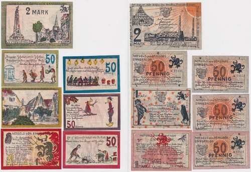 Banknoten notgeld gemeinde - 7,