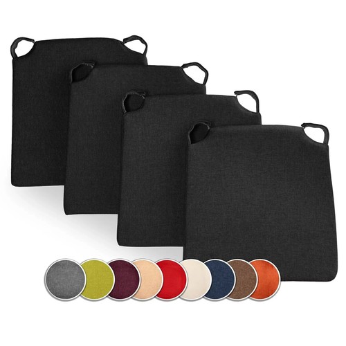 4er set stuhlkissen mit - set,